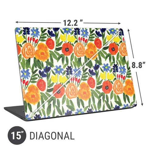 Bouffants and Broken Hearts Garden 6 Universal Laptop 15in (12.2 x 8.8in) Skin